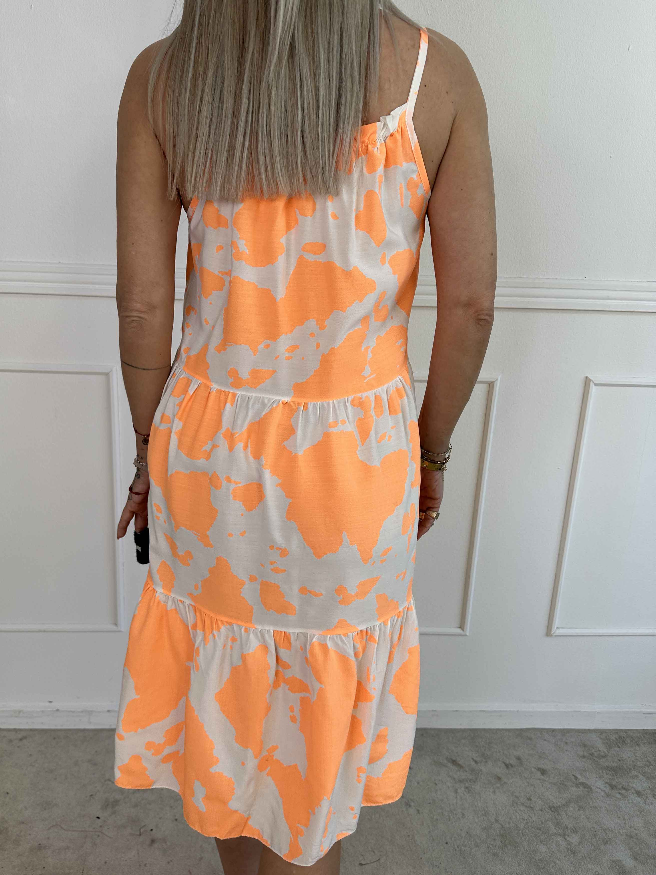 Maeve - Sommerkjole i bomuld med stropper og lag på lag look